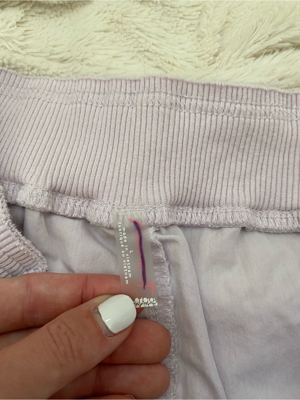 Free People Movement FP Movement Mesmerize Me cargo pants lilac Sz L - Picture 11 of 11